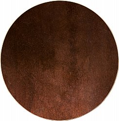 Tapis rond - Bovera (marron/rouge)