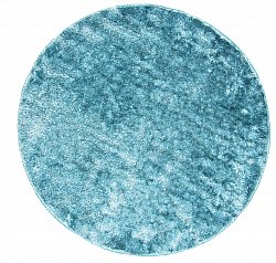 Tapis rond - Cosy (bleu/vert)