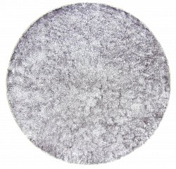 Tapis rond - Cosy (argent)