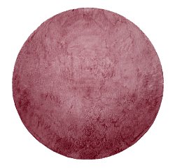 Tapis rond - Aranga Super Soft Fur (rose)