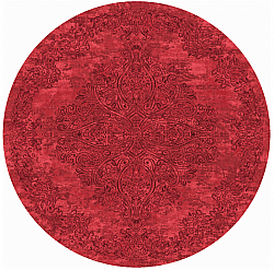 Tapis rond - Valenza (rouge)