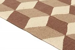 Tapis en laine - Floriáda (beige/marron)