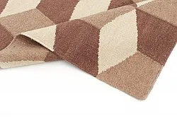Tapis en laine - Floriáda (beige/marron)