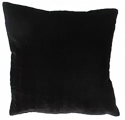 Coussin en velours (noir) (housse de coussin) 45 x 45 cm