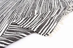 Tapis chiffons de Strehög of Sweden - Tulka (gris)