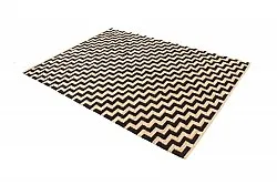 Tapis en jute - Cabana (beige/noir)