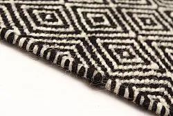 Tapis en laine - Varella (noir/blanc)