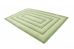 Tapis en patchwork - Chania (vert)