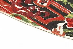 Tapis patchwork - Rose (rond)