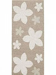 Tapis en plastique - Horredsmattan Flower (beige)