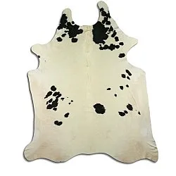 Peau de vache - Noir/blanc 52