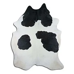 Cuir de vache - Noir/blanc 616