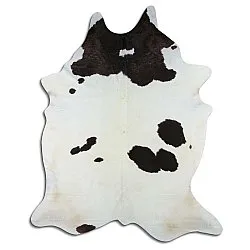 Cuir de vache - Noir/blanc 618
