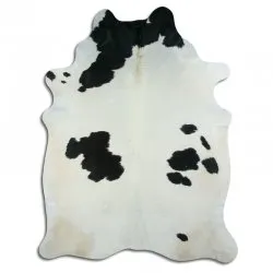 Cuir de vache - Noir/blanc 1041
