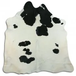 Cuir de vache - Noir/blanc 1051