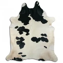 Cuir de vache - Noir/blanc 1062