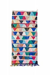 Tapis berbère marocain Boucherouite 140 x 290 cm