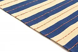 Tapis en patchwork - Alva (bleu)