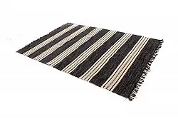 Tapis patchwork - Kajsa (noir)