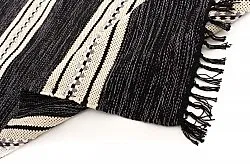 Tapis patchwork - Kajsa (noir)