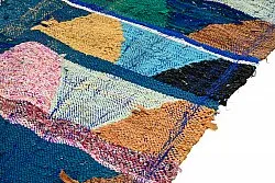 Tapis berbère marocain Boucherouite 140 x 290 cm
