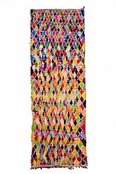 Tapis berbère marocain Boucherouite 120 x 335 cm