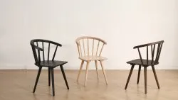 Chaise - Astrid (marron) - 2 pièces