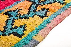 Tapis berbère marocain Boucherouite 260 x 135 cm