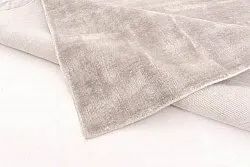 Tapis viscose - Jodhpur (gris clair/beige)