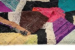 Tapis berbère marocain Boucherouite 135 x 245 cm