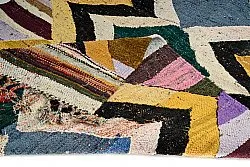 Tapis berbère marocain Boucherouite 135 x 260 cm