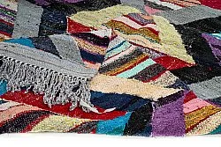 Tapis berbère marocain Boucherouite 140 x 290 cm