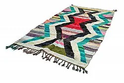 Tapis berbère marocain Boucherouite 140 x 260 cm