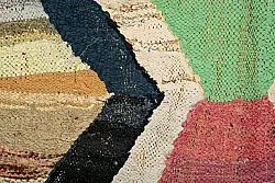 Tapis berbère marocain Boucherouite 135 x 215 cm