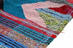 Tapis berbère marocain Boucherouite 135 x 270 cm