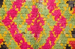 Tapis berbère marocain Boucherouite 135 x 290 cm