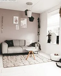 Tapis à poils longs - Fondi (beige)
