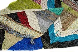 Tapis berbère marocain Boucherouite 125 x 250 cm
