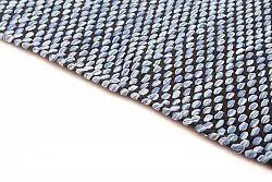 Tapis en patchwork - Tuva (bleu)