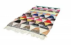 Tapis berbère marocain Boucherouite 145 x 270 cm