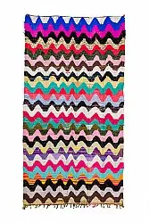 Tapis berbère marocain Boucherouite 165 x 305 cm