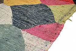 Tapis berbère marocain Boucherouite 145 x 300 cm