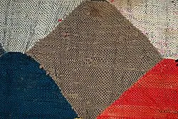 Tapis berbère marocain Boucherouite 145 x 300 cm
