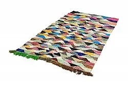 Tapis berbère marocain Boucherouite 125 x 225 cm