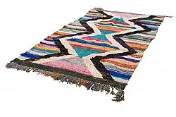 Tapis berbère marocain Boucherouite 135 x 245 cm