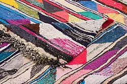 Tapis berbère marocain Boucherouite 130 x 225 cm