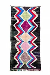 Tapis berbère marocain Boucherouite 150 x 315 cm