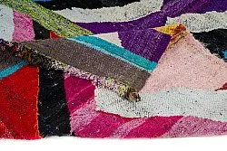 Tapis berbère marocain Boucherouite 140 x 255 cm