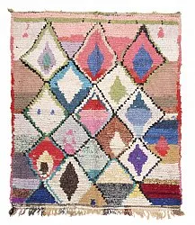 Tapis Marocain Berbère Boucherouite 195 x 165 cm