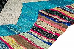 Tapis berbère marocain Boucherouite 140 x 255 cm